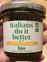 Mängden socker i Pesto citron bio