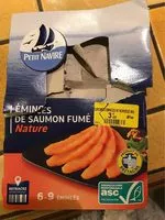 Mängden socker i Emincés de saumon fumé nature