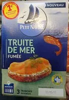 Mängden socker i Truite fumée élevée en mer
