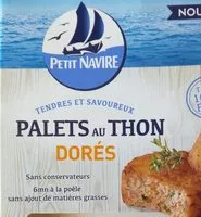 Mängden socker i Palets au thon dorés