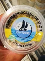 Mängden socker i Tendres morceaux de thon citron et thym