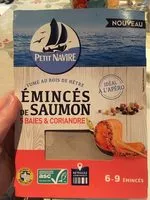 Mängden socker i Émincés de saumon