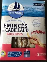 Mängden socker i Eminces de cabillaud baies roses