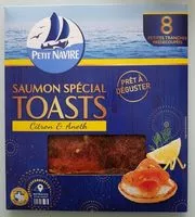 Mängden socker i Saumon Spécial Toasts