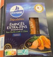 Mängden socker i Émincés extra fins de saumon fumé