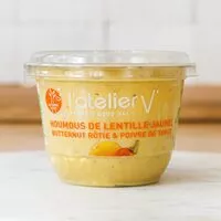 Mängden socker i Houmous lentille jaune, butternut rôtie et baie de timur