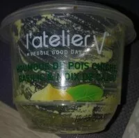 Mängden socker i Houmous pois chiche, basilic & noix de cajou toastée