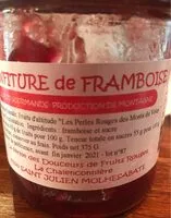 Mängden socker i Confiture de framboise