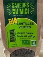 Mängden socker i Lentilles vertes