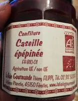 Mängden socker i Confiture Caseille épépinée