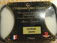 Mängden socker i Sorbet citron jaune