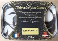 Mängden socker i Îles bounty