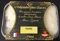Mängden socker i L'odyssée des glaces poire