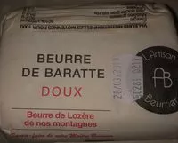 Mängden socker i Beurre de baratte doix