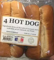 Mängden socker i Pain a hot dog