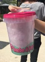 Mängden socker i Barbe a papa