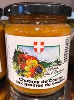 Mängden socker i Chutney de courge aux graines de sésame