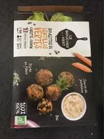 Mängden socker i Boulettes de lentilles verte carotte oignon