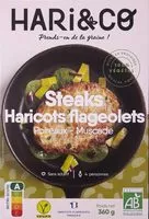 Mängden socker i Steaks Haricots Flageolets - Poireaux - Muscade