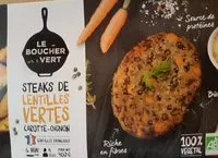 Mängden socker i Steaks de lentilles vertes