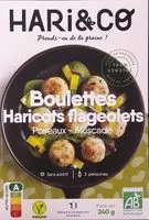 Mängden socker i Boulettes Haricots flageolets - Poireaux - Muscade