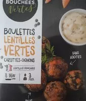 Mängden socker i Boulettes lentilles vertes