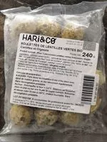 Mängden socker i Boulettes de lentilles vertes bio