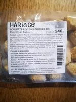Mängden socker i Boulettes de pois chiches Bio poivrons et cumin