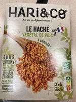 Mängden socker i Le haché végétal de pois