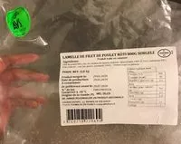 Mängden socker i Lamelle filet de poulet roti