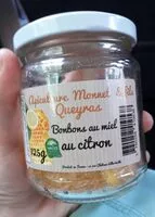 Mängden socker i Bonbons au miel au citron