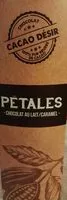 Mängden socker i Pétales chocolat au lait/caramel