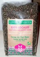 Mängden socker i Lentilles vertes