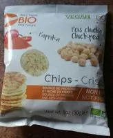 Mängden socker i Chips bio de pois chiche au paprika sans gluten