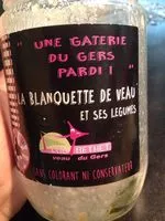 Mängden socker i La blanquette de veau et ses legumes