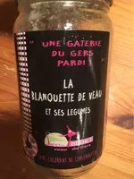 Mängden socker i La blanquette de veau et ses légumes