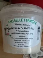 Mängden socker i Faisselle fermière