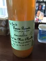 Mängden socker i Pur jus de pomme reinette