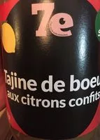 Mängden socker i Tajine de boeuf aux citrons confits