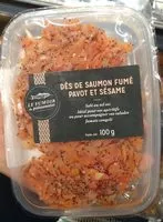 Mängden socker i Dés de Saumon Fumé aux Graines de Pavot et de Sésame