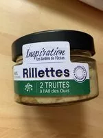 Mängden socker i Rillettes 2 truites à l’ail des ours