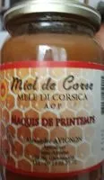 Mängden socker i Miel de Corse AOP