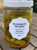 Mängden socker i Cornichons au Basilic