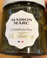 Mängden socker i Cornichons au vinaigre de Chardonnay