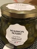 Mängden socker i Cornichons Malossol
