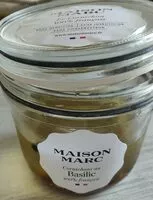 Mängden socker i Cornichons basilic