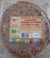 Mängden socker i 6 petites crêpes sucrées à la châtaigne