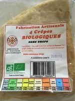 Mängden socker i 4 Crêpes Biologiques Sans Sucre