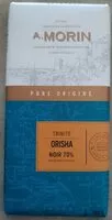 Mängden socker i Trinité Orisha noir 70%