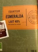Mängden socker i Equateur Esmeralda Lait 48%
